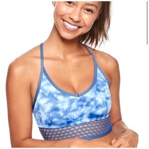 NWT Pink Victoria’s Secret Blue Tie-Dye Sports Bra